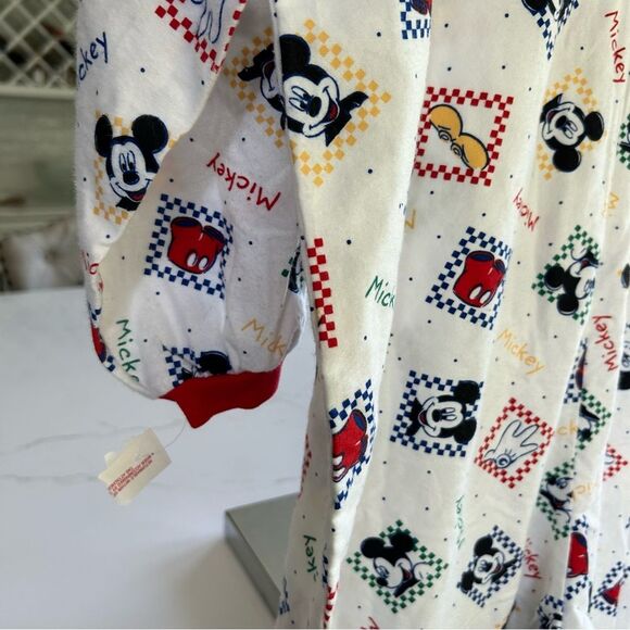 Disney Vintage Mickey Mouse Unlimited One Piece Sleepwear Pajamas Adult - Picture 14 of 14
